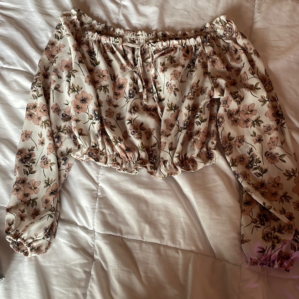 floral blouse